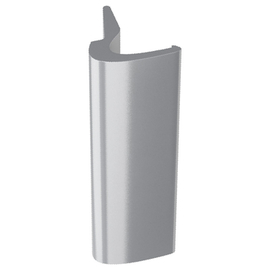greenteQ Mâner de aluminiu pentru ușa de balcon/fractură de geam din aluminiu argintiu F1, 75 mm fără șuruburi fotografie a produsului