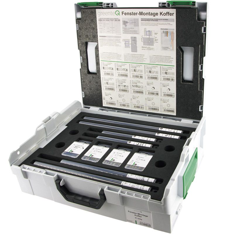 greenteQ Монтажный кейс для окон XXL 67 шт. фотография продукта BIGPIC L
