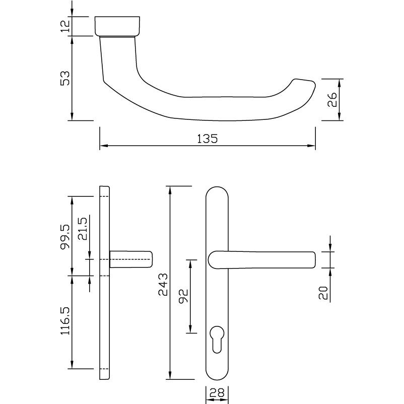 greenteQ DG28.S216.ER.SS.IN PZ 92 тонкий матовый фотография продукта BIGSKZ L