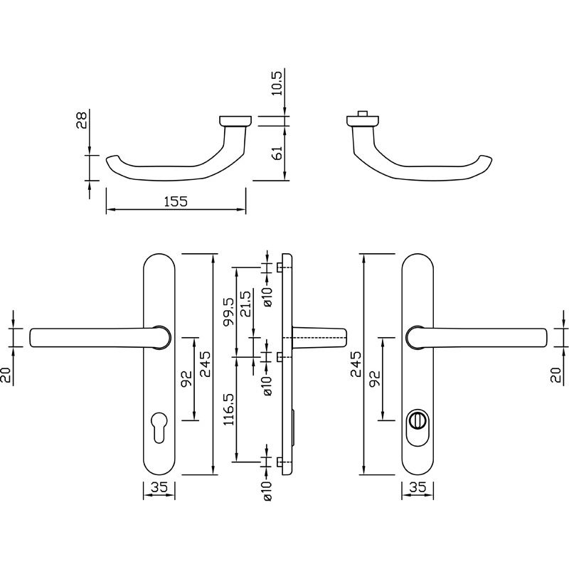 greenteQ DG58.S216.ZA.AL.SS. PZ 92 PVD золото фотография продукта BIGSKZ L