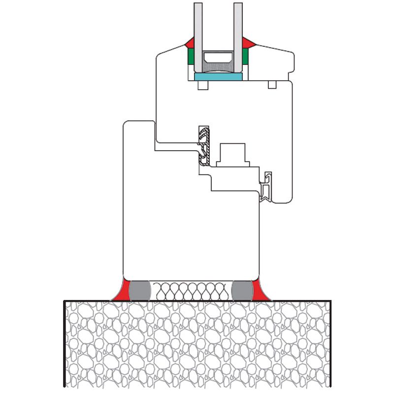greenteQ Лента для предварительной прокладки SK 9x3 мм белая *250/2500* product photo BIGSKZ L
