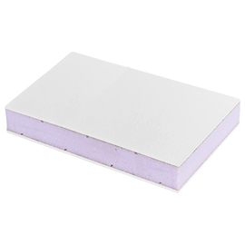 greenteQ сэндвич-панель с XPS сердечником - WLG 035, PVC-1.5/XPS/PVC-1.5- 40x2000x1000, компактная панель PVC с обеих сторон - белый шелковисто-матовы фотография продукта