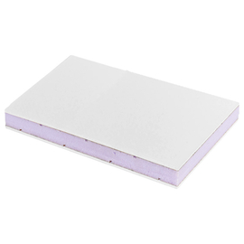 greenteQ сэндвич-панель с XPS сердечником - WLG 035, PVC-2.0/XPS/PVC-2.0- 28x3000x1500, компактная панель PVC с обеих сторон - белый шелковисто-матовы фотография продукта
