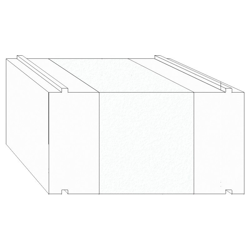 GreenteQ podkonstrukcijski izolacijski profil za dvižno-drsna vrata 2350x100/103x195, brez PVC premaza za sistem Aluplast lift-slide BF facelift fotografija izdelka BIGPIC L