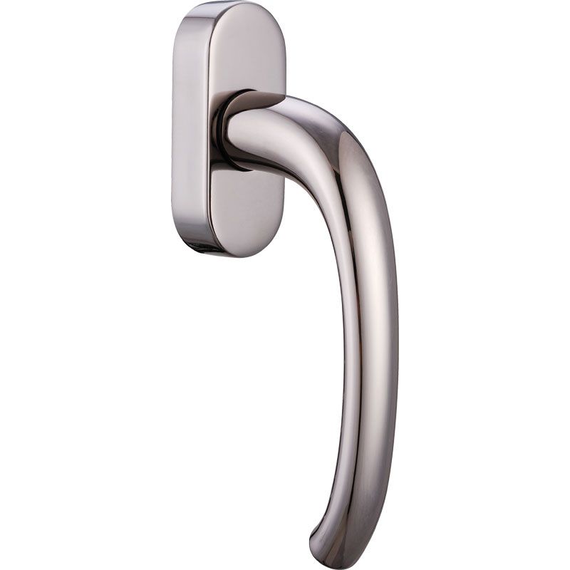 greenteQ vratni ročaj TG9.ER.GS 45° 400/210/109 s podaljšanimi nosilci fino mat in poliran vključno z BA 15.EU H/K/A 1x45mm,1x20mm fotografija izdelka BIGPIC L